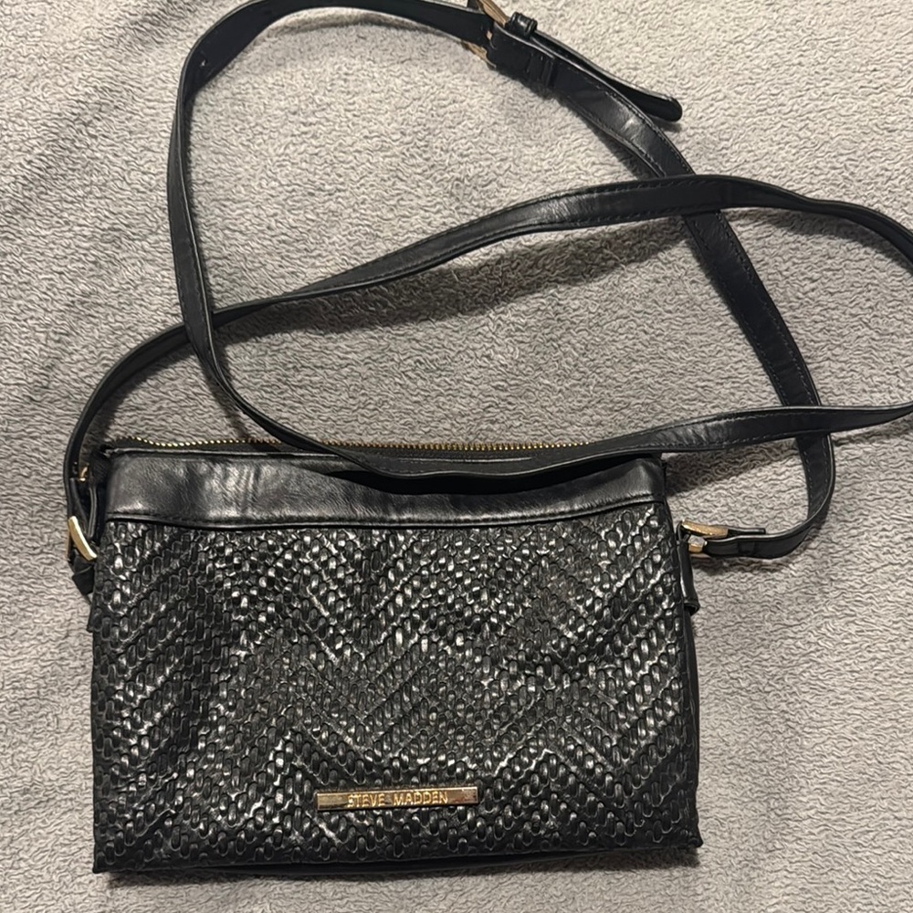 Steve Madden Black Crossbody Bag